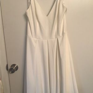 Size six short reception/wedding dress